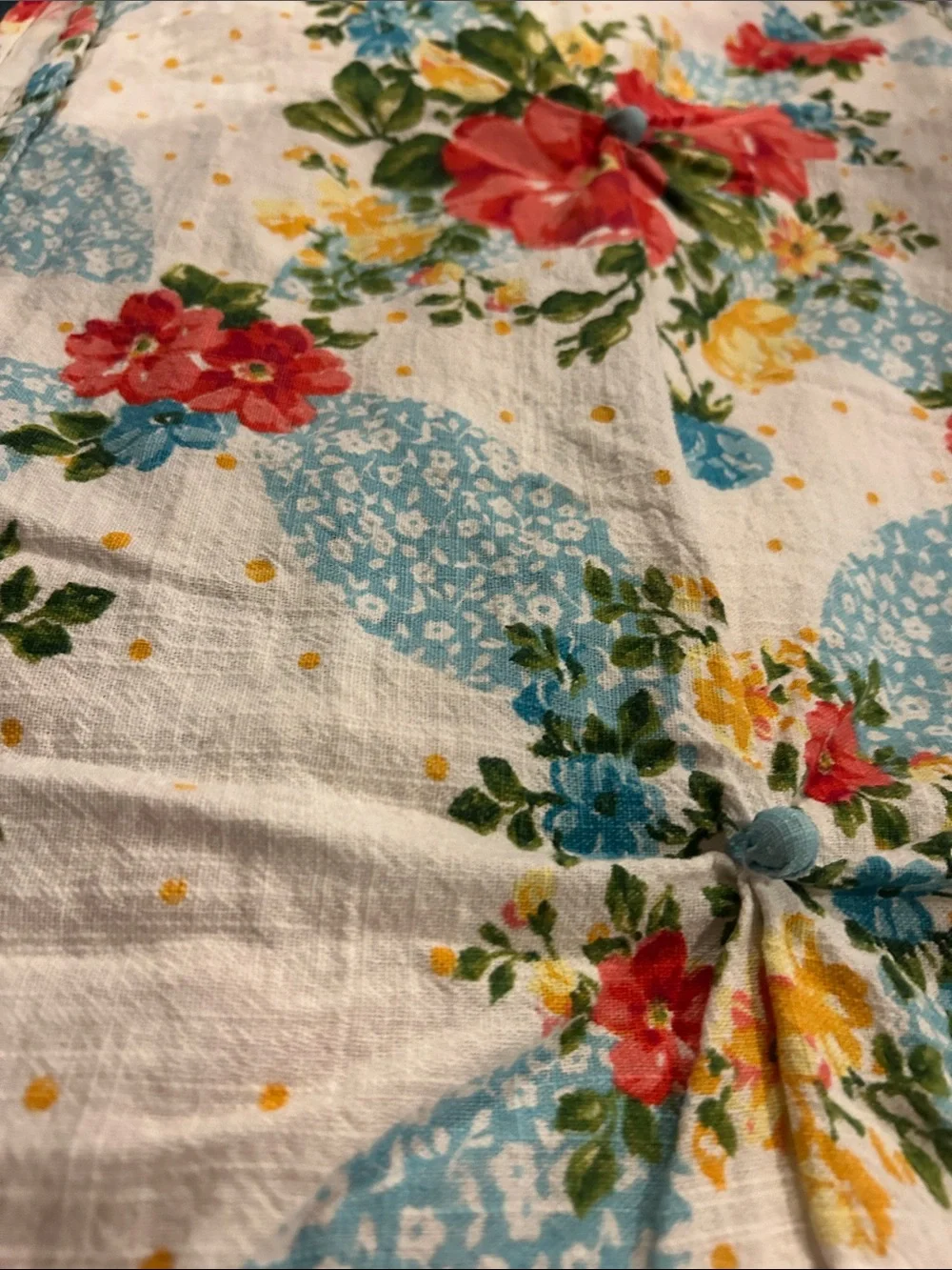 The Pioneer Woman Ditsy Patchwork Fabric Shower Curtain